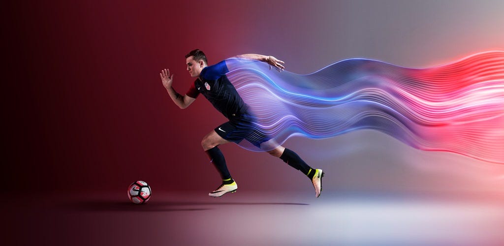 2016 Men’s National Team (black) kit by Nike, Inc. Photo via U.S. Soccer.