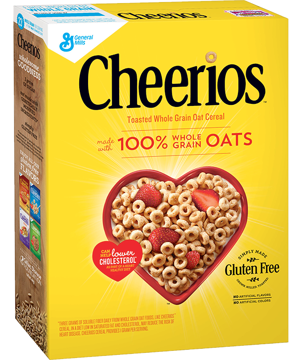 Box of original Cheerios from Cheerios.com.